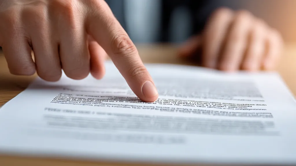 A close-up of a property manager and a tenant reviewing a Spanish rental agreement together at a table.